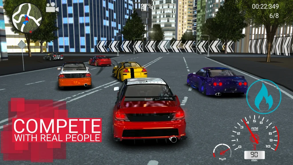 Gameplay of Street Racing Mod APK