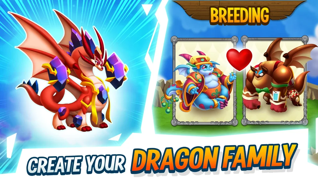 Features of the Dragon City APK